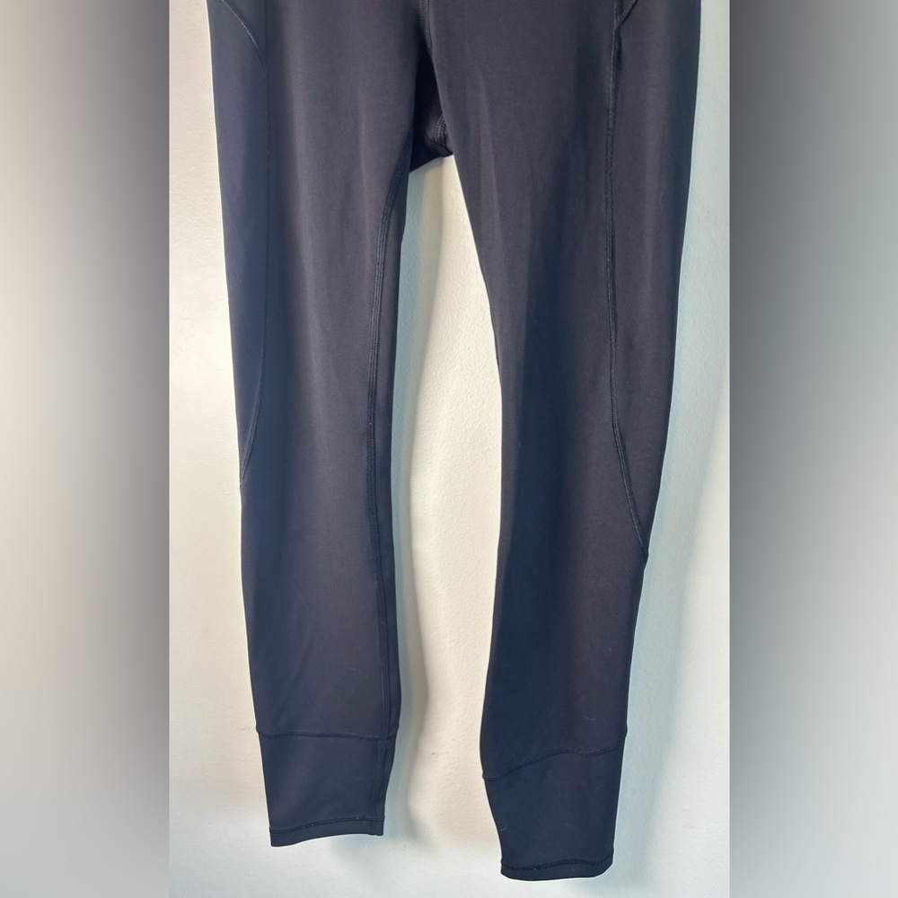 Lululemon All The Right Places Crop Leggings Size 4 Black High Rise Run Yoga EUC - Picture 3 of 8
